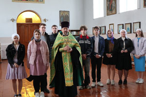 Благодарственный молебен по просьбе выпускников Малечской школы