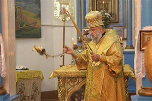 Архиерейская служба в Черняковском храме