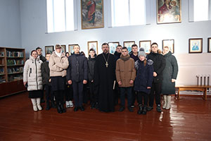 Старшеклассники Кабаковской СШ посетили храм преподобного Симеона Столпника в аг. Малеч