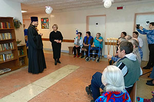 Поздравление с Рождеством Христовым в Сигневичской больнице сестринского ухода