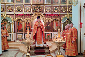 Поздравление с днём памяти жён-мироносиц в г. Белоозёрске