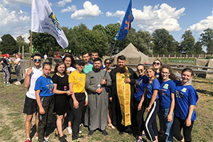 Члены братства прихода храма преподобного Серафима Саровского в г. Белоозёрске приняли участие в епархиальном слете «Единство – 2019».