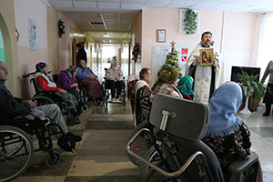 Поздравление с Рождеством Христовым в Малечской больнице