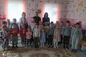 Поздравление священнослужителя с праздником Пасхи в ГУО «Ясли-сад д. Пески»