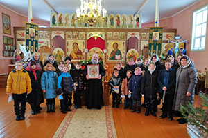 Праздник-встреча «Рождество Христово» в храме Пресвятой Богородицы в дер. Здитово