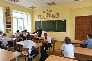 Беседа «Духовно-нравственные ценности в семье» в Огородниковской средней школе