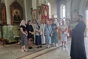 Беседа «Значение храма в жизни человека» для отдыхающих в ОЦ «Энергия» РУП «Брестэнерго»