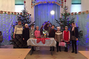 Открытый Рождественский урок в Воскресной школе Петропавловского храма г. Берёзы